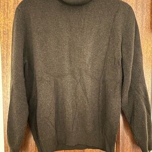 Ermenegildo Zegna Charcoal Turtleneck Sweater